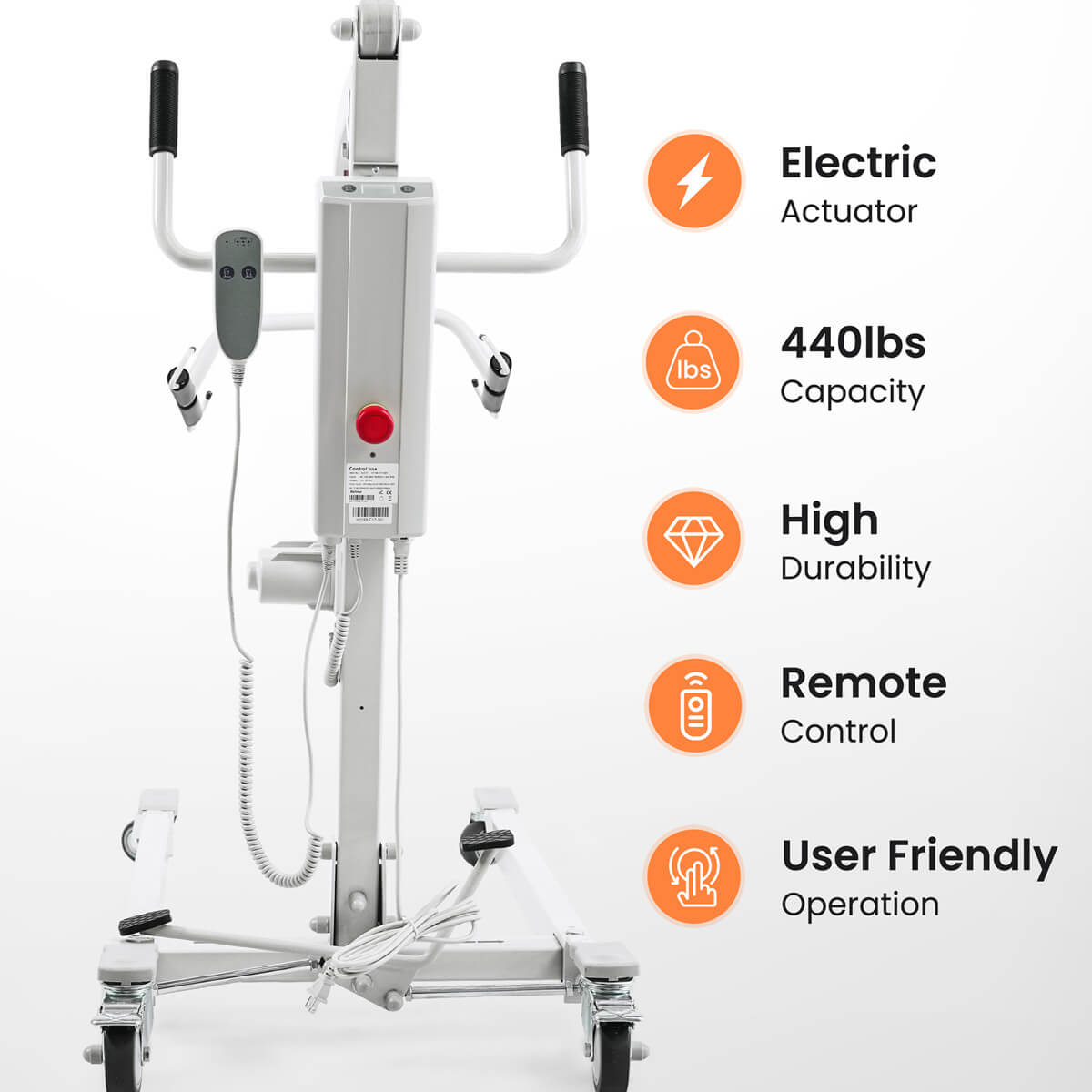 AY02 Electric Transfer Hoyer Lift For Home Use