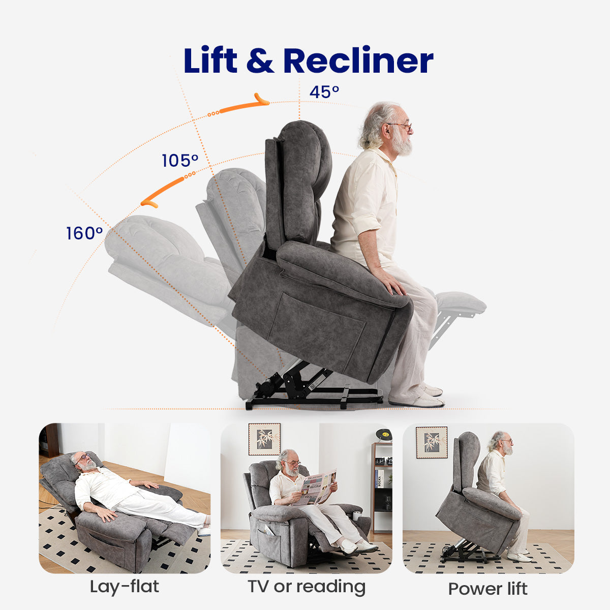 AX14 Electric Power Lift Recliner Chair