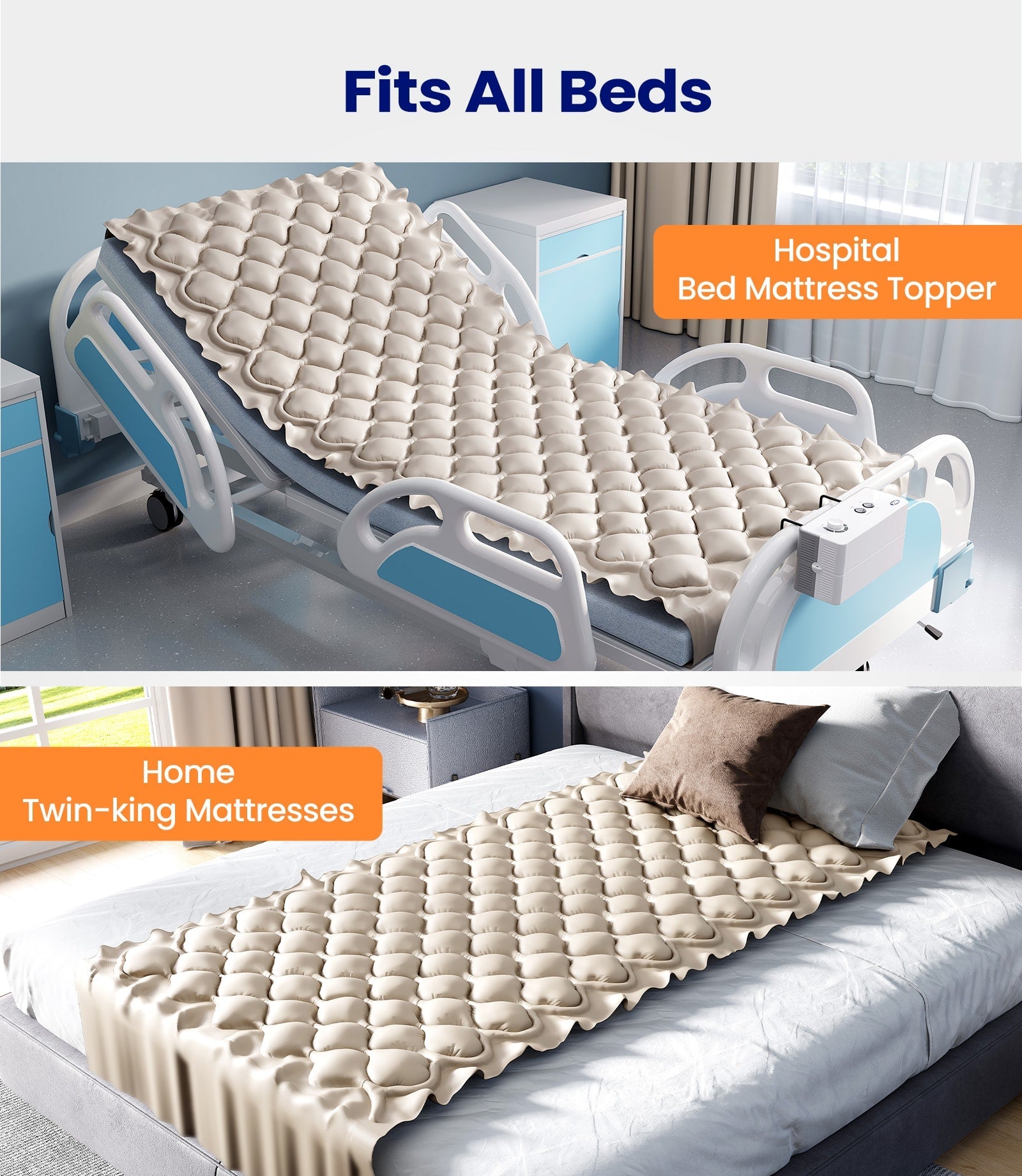 S11VA Spherical Alternating Air Pressure Mattress with Pump