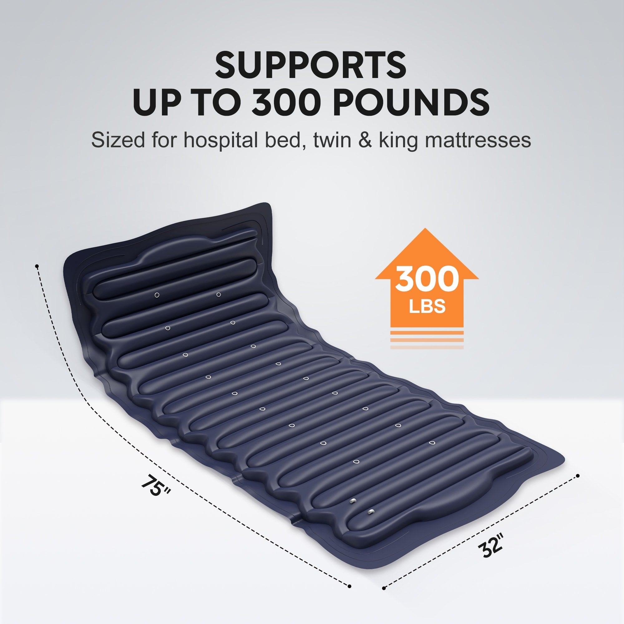 S12VA Strip Alternating Air Pressure Mattress with Pump