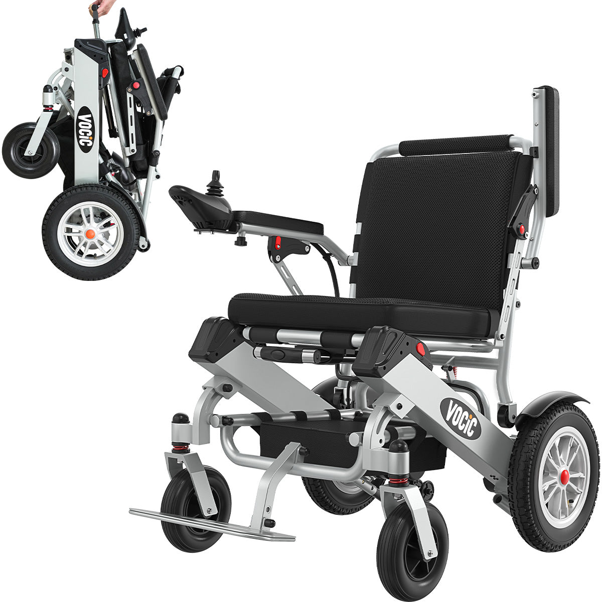 V62 Folding Portable Power Wheelchair