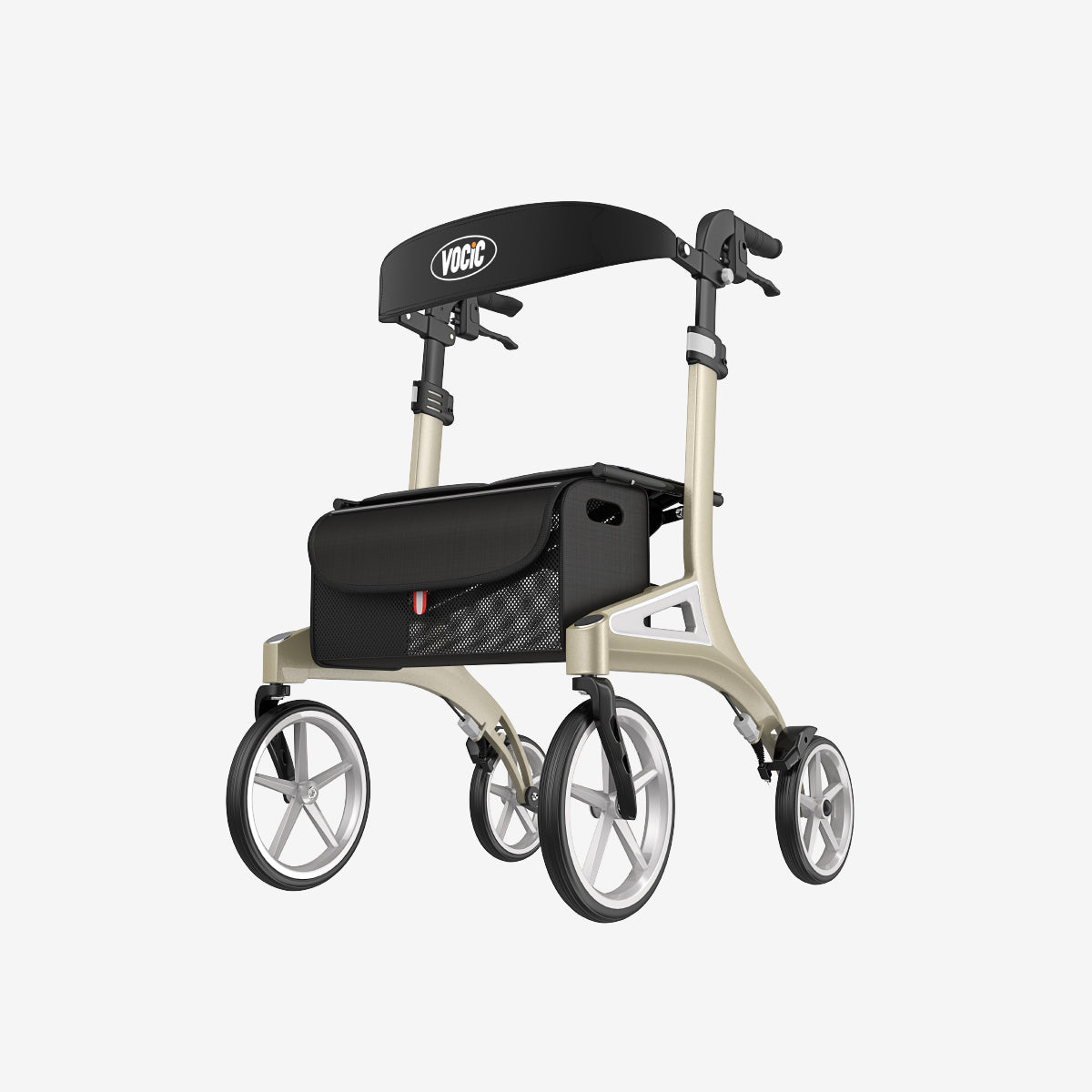 Z71 Stride Mover Ergonomic 4 Wheel Aluminum Rollator Walker