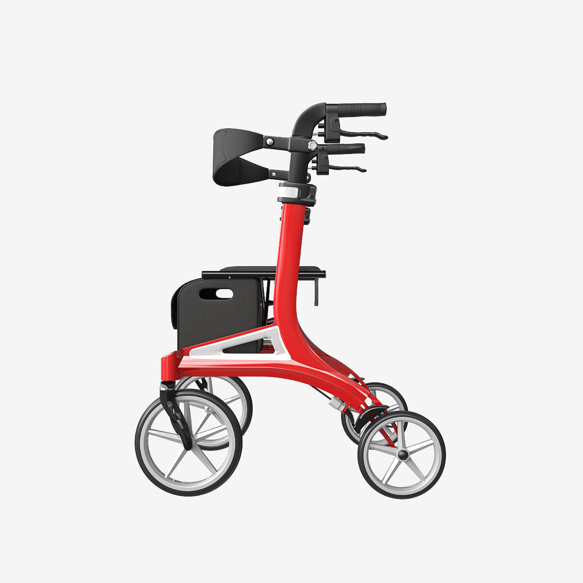 Z71 Stride Mover Ergonomic 4 Wheel Aluminum Rollator Walker